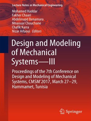 cover image of Design and Modeling of Mechanical Systems—III